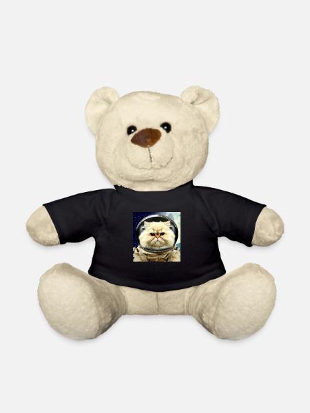 Perserkatze Negan als Astronaut - Teddy - Schwarz