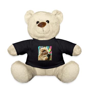 Persian cat Negan as a sprayer - Teddy Bear - black - Front