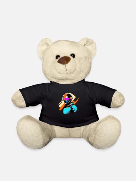 Raumfahrer - Teddy - Schwarz