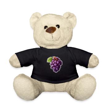 Weinreben dunkel - Teddy - Schwarz - Vorne