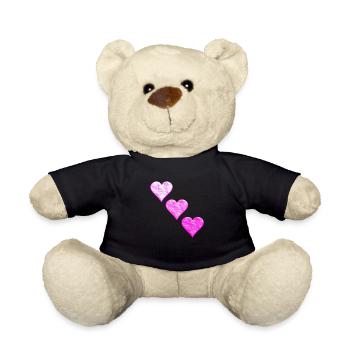 3 Coeurs - Nounours - noir - Devant