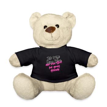 Ich trage keine Krone - Teddy - Schwarz - Vorne