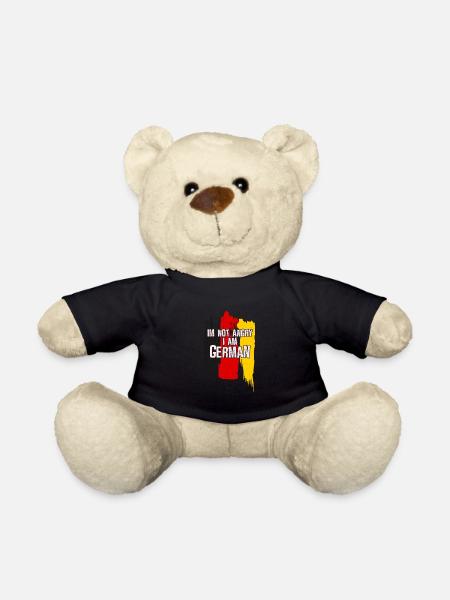 Ich bin nicht wütend - Ich bin deutsch - Teddy - Schwarz