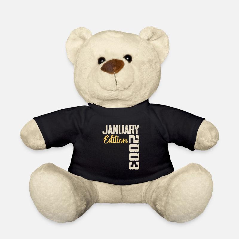 Geburtstagsgeschenk geboren im Januar 2003 - 2003 - Teddy - Schwarz