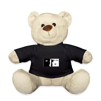 CS PC Computer GO Gaming Shooter Gamer Aim GG EZ - Teddy - Schwarz - Vorne