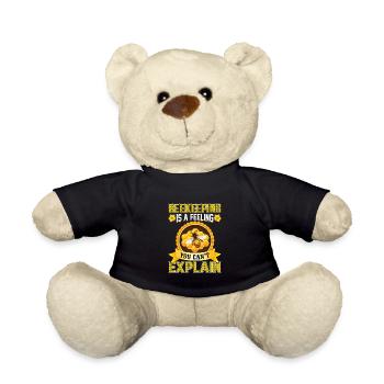 Imkerei ist ein Gefühl, das man nicht erklären kan - Teddy - Schwarz - Vorne