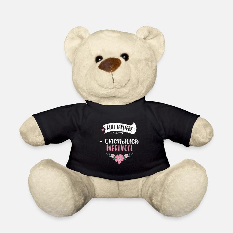 Mutterliebe - unendlich wertvoll - Teddy - Schwarz