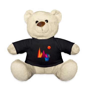 Bunte Berge - Teddy - Schwarz - Vorne