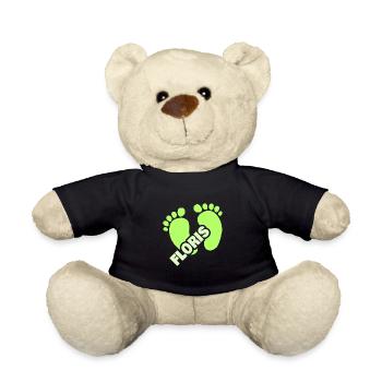 Fußabdruck Floris - Teddy - Schwarz - Vorne