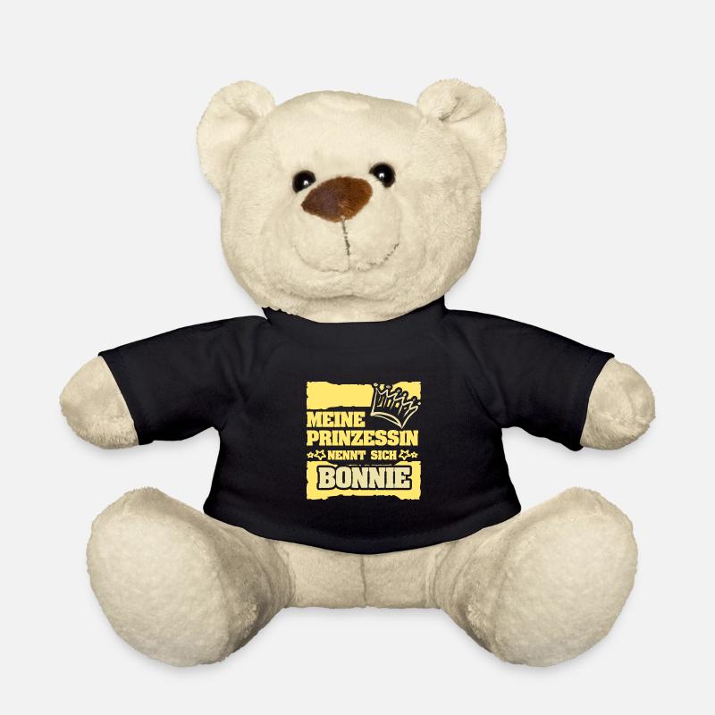 Mädchenname Bonnie - Teddy - Schwarz