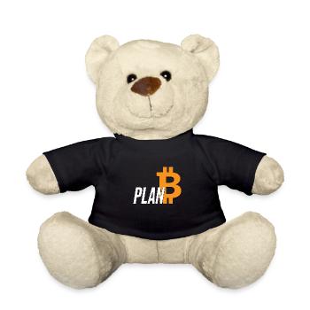 Bitcoin btc Blockchain spruch männer design - Teddy - Schwarz - Vorne