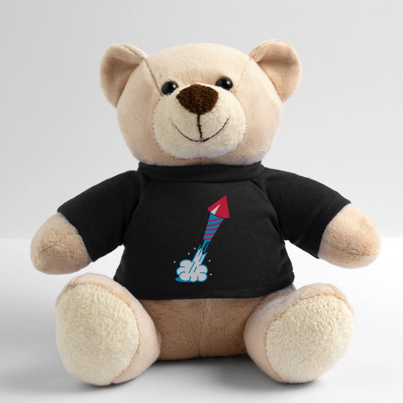Fireworks rocket launch Teddy Bear