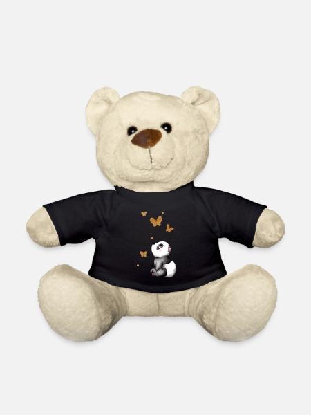 Rêver de panda de dessin animé - Nounours - noir