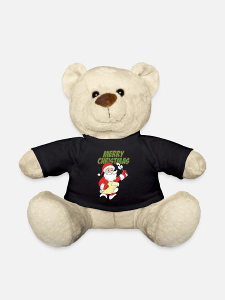 Noël Noël Père Noël Père Noël - Nounours - noir