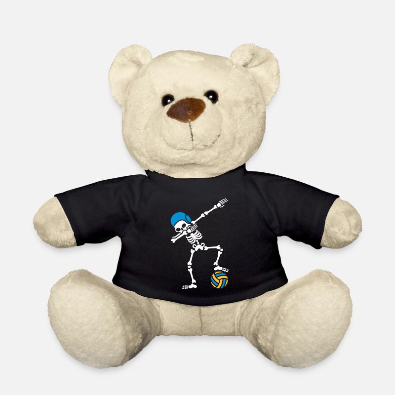 DAB DABBING Skelett Wasserball Halloween - Teddy - Schwarz