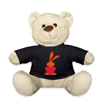 lapin - Nounours - noir - Devant