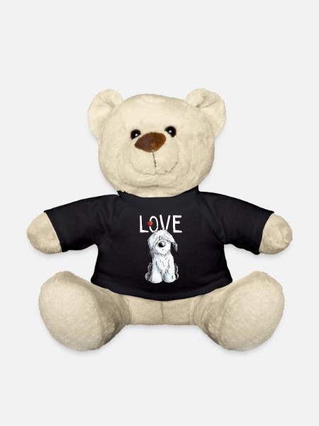 I Love Bobtail - Bobtails - Old English Sheepdog - Teddy - Schwarz