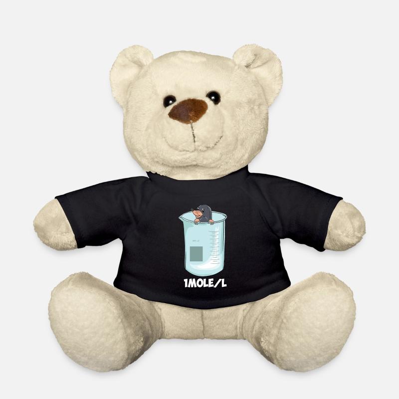1 Mole / Liter Chemie Labor Chemiker Nerd Geek mol - Teddy - Schwarz