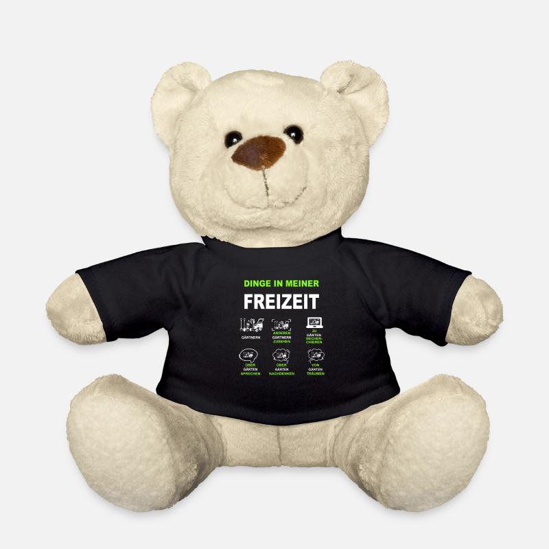 Garten Gärtner Gartenbau Gartenarbeit Blumen Natur - Teddy - Schwarz