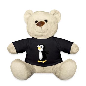 rennender pingu - Teddy - Schwarz - Vorne