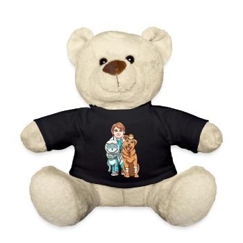 Veterinarian for a veterinarian - Teddy Bear - black - Front