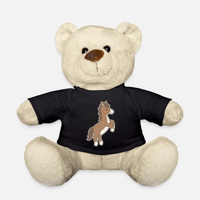 Pferd - Teddy - Schwarz