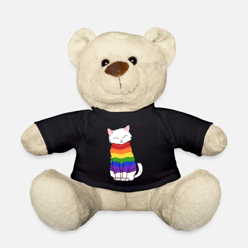 Niedliche LGBTQ-Katze - Teddy - Schwarz