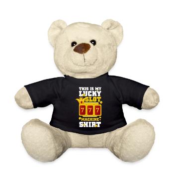 Casino Kasino Spielen Videospiele - Teddy - Schwarz - Vorne