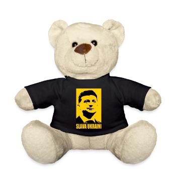 Slava ukraini - Nounours - noir - Devant