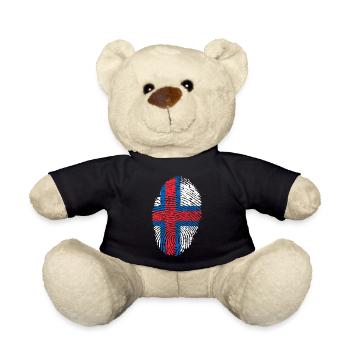 Faroe Islands - Teddy Bear - black - Front