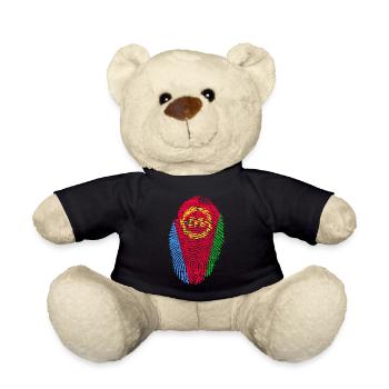 Eritrea - Teddy Bear - black - Front