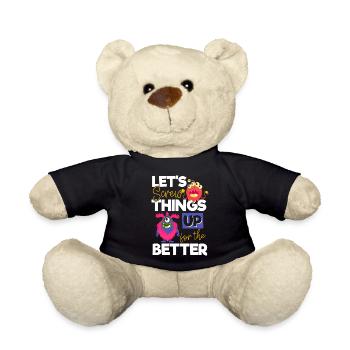 Evil Comic Funny Sister - Teddy Bear - black - Front