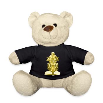 Motocycliste or - Nounours - noir - Devant