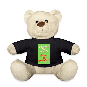 ICH KANN JETZT NICHT SPRECHEN, ICH BIN AUF EINEM APERITIF - Teddy - Schwarz - Vorne