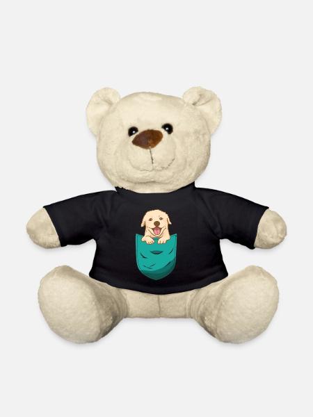 Golden Retriever In Brusttasche Pocket Puppy Welpe - Teddy - Schwarz