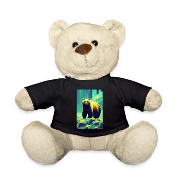 Bear Grizzly Bear Brown Bear Predator Wildlife Forest 9 - Teddy Bear - black - Front