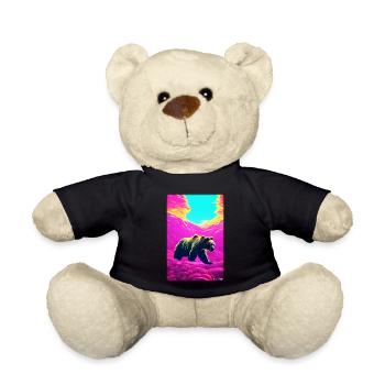 Bear Grizzly Bear Brown Bear Predator Wildlife Forest 10 - Teddy Bear - black - Front