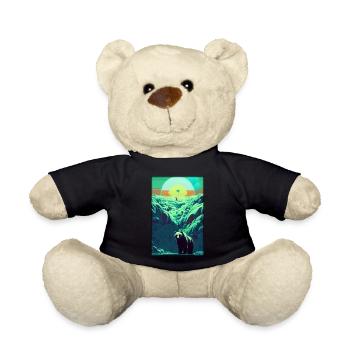 Bear Grizzly Bear Brown Bear Predator Wildlife Forest 8 - Teddy Bear - black - Front