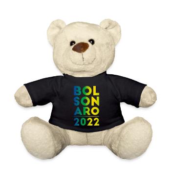 22 - Bolsonaro 2022 - Fechado com Bolsonaro - Nounours - noir - Devant