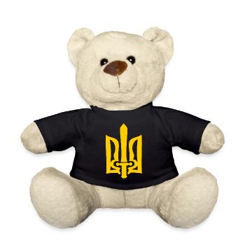 ukraine - Teddy Bear - black - Front