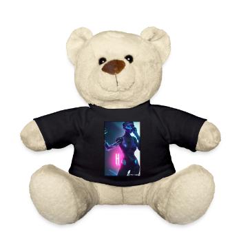 Robot Future Science Sci-Fi Machine - Teddy Bear - black - Front