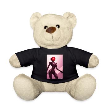Robot Future Science Sci-Fi Machine - Teddy Bear - black - Front
