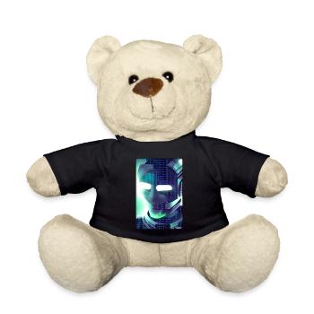 Robot Future Science Sci-Fi Machine - Teddy Bear - black - Front
