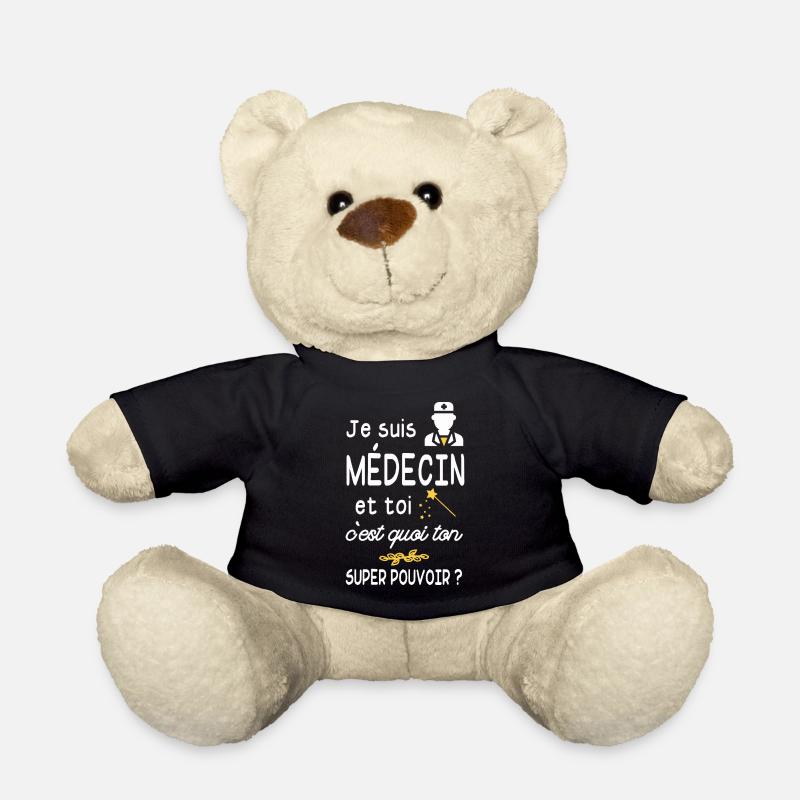 je suis médecin - Nounours - noir