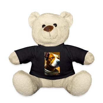 Dog Pet Astronaut Future Sci-Fi Technology - Nounours - noir - Devant