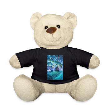 Vintage Marmorhöhlen Patagonien Chile Malerei - Teddy - Schwarz - Vorne