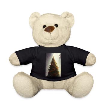 Weinachten Weihnachtsbaum weihnachtlich Winter - Teddy - Schwarz - Vorne