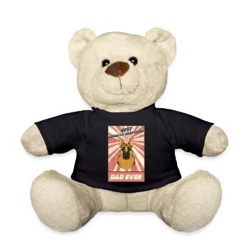 Best German Shepherd Dad Ever I German Shepherd - Teddy Bear - black - Front
