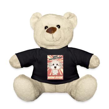 Best Bichon Frise Mom Ever I Bichon Lover - Teddy Bear - black - Front