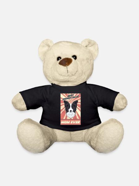 Best Border Collie Mom Ever I Border Collie Lover - Teddy - Schwarz